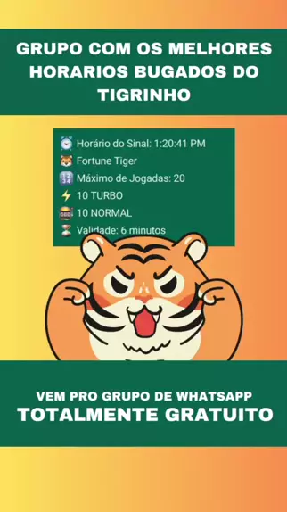 SINAIS PAGANTES ???? FORTUNE TIGER ???? - Grupos De Links - Links De Grupos Do WhatsApp E Telegram