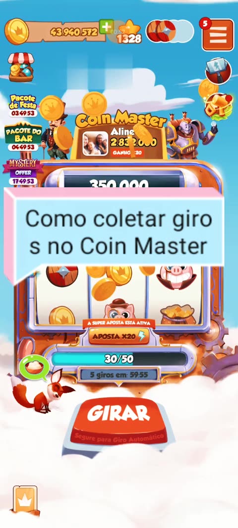 Como ganhar mais giros grátis infinitos no jogo Coin Master