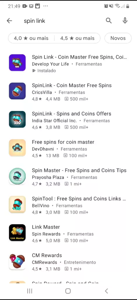 Giros e Moedas Grátis link Coin Master APK (Android App) - Baixar Grátis