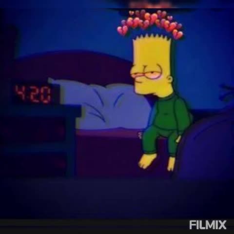 Bart simpson triste