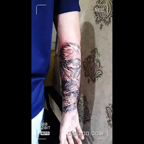 Fiz uma Tatuagem do Naruto 