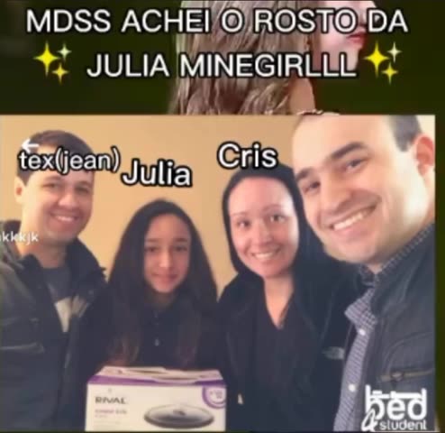 Rosto da Juliaminegirl vazado na internet Júlia Doutora vazaram o rosto da  julia minegir esse foi o motivo do meu colapso LA - iFunny Brazil