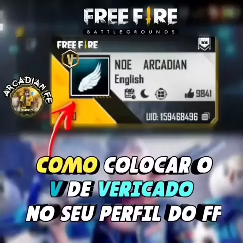 código de verificado no free fire