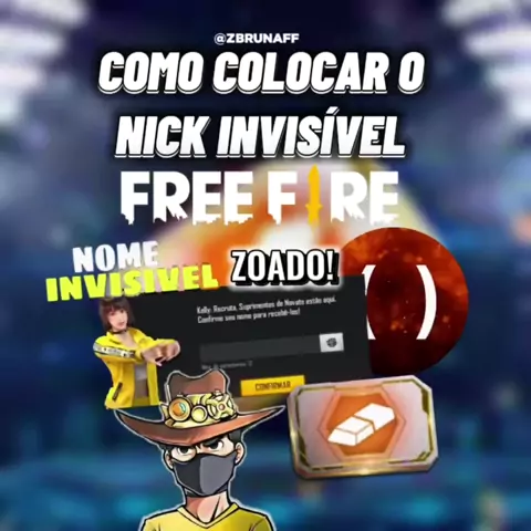 como colocar o nome no free fire