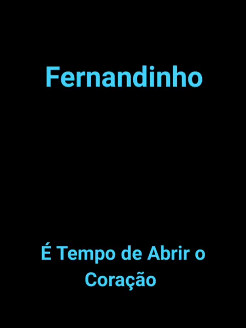 Fernandinho - “É TEMPO DE ABRIR O CORAÇÃO” é a próxima