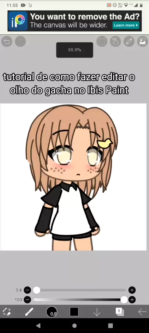 tutorial olho gacha