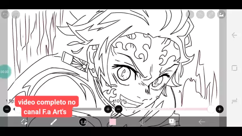 como desenhar o tanjiro kamado do anime Demon slayer passo a passo