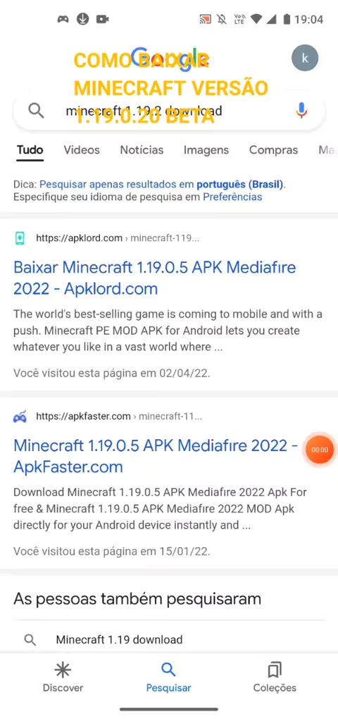 minecraft 1.19 apk mod download gratis para Android 2021 · Catarse