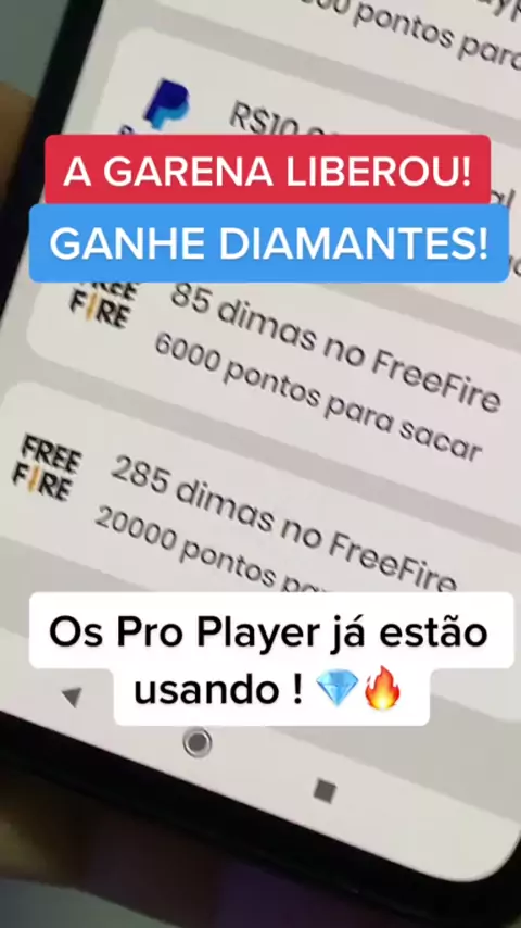 Tutorial para obter diamantes em Free Fire 2021 grátis - até 6000