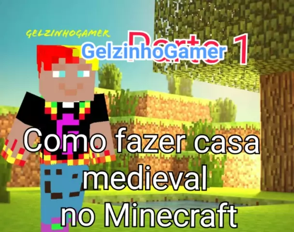 Minecraft Como Fazer uma Casa Medieval Parte 1 