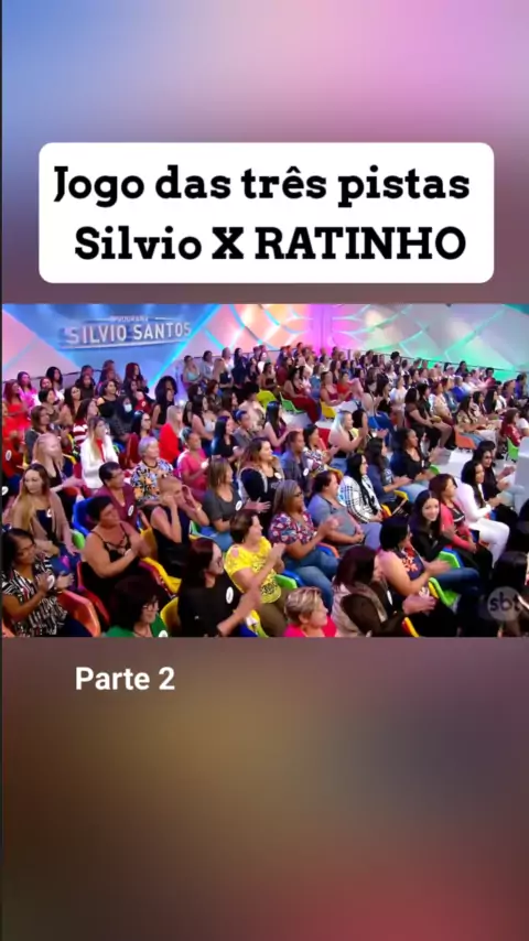 Jogo das 3 Pistas  Programa Silvio Santos - Quiz nº 03 