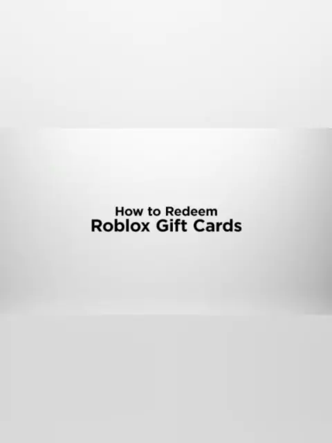 Como resgatar o cartão-presente do Roblox no celular