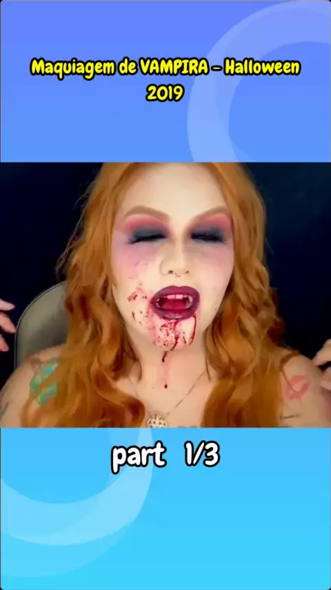 Tutorial Maquiagem: Vampiro para Halloween 