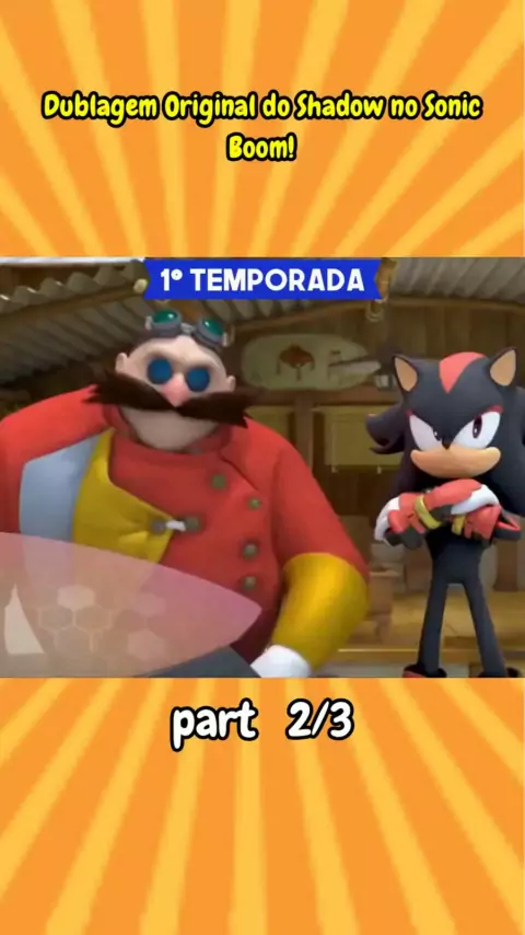 Sonic VS Shadow - 2º Luta  Sonic Boom (Dublado PT-BR) 