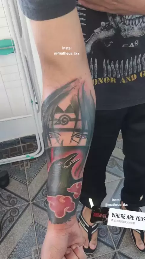 tattoo nuvem akatsuki｜Pesquisa do TikTok