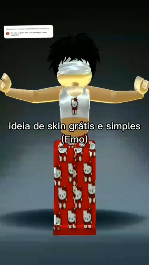 ideia de skin emo no roblox masculino｜Pesquisa do TikTok