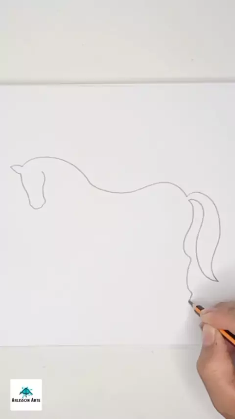Passo a passo para desenhar um tutorial de desenho de cavalo uma