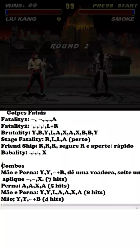 Mortal Kombat 2 (SNES) ALL FATALITIES : r/MortalKombat
