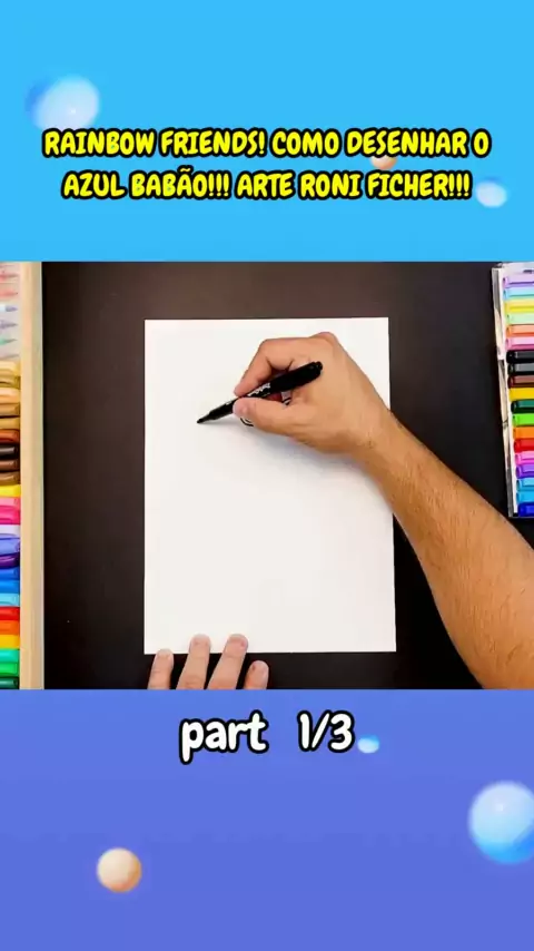 desenhos para desenhar azul babão