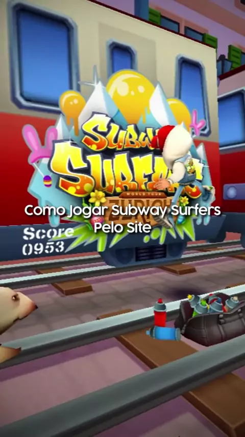 Jogando Subway-Surfers 