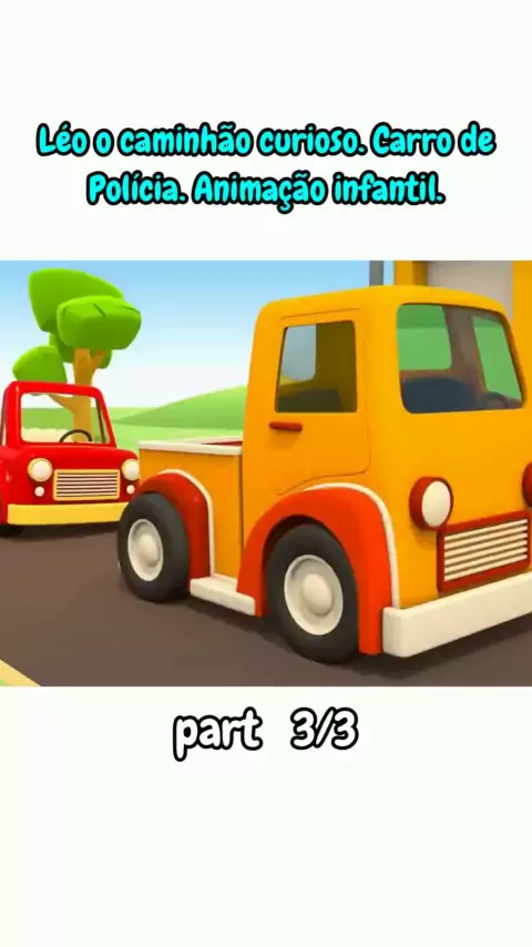 Nova amiguinha do Léo o caminhão! Novo desenho animado para crianças.  Brincando com carros 