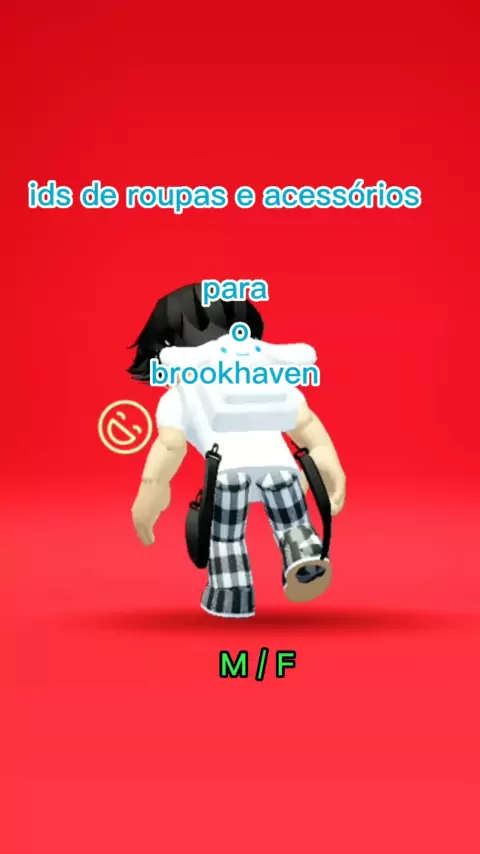 ids de roupas, acessórios,cabelos no Brookhaven versão: Mandrake #roblox  #robux em 2023