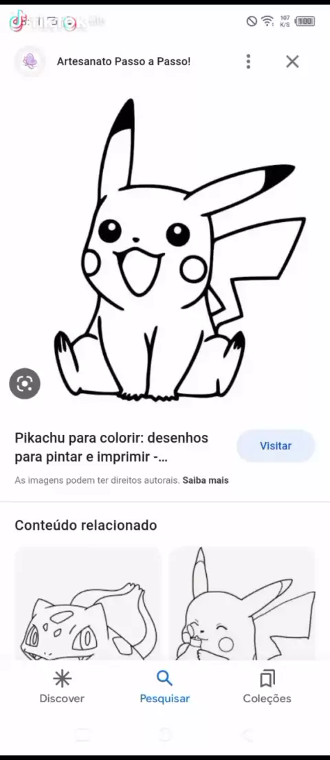 Pikachu para colorir: desenhos para pintar e imprimir - Artesanato Passo a  Passo!