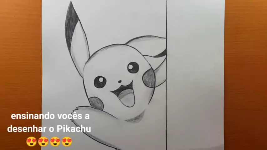 Tutorial de Desenho Pikachu