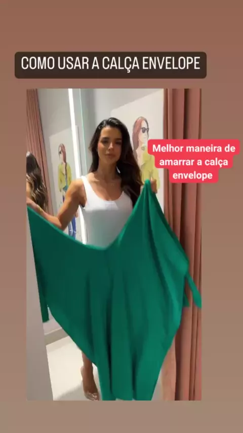 Calça envelope 2025 formas de usar