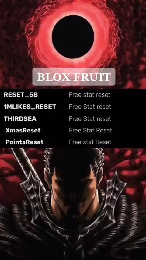 blox fruit stat reset code