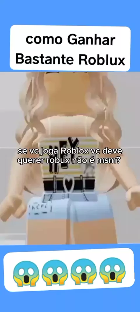 Como ganhar robux de graça no Roblox💖 