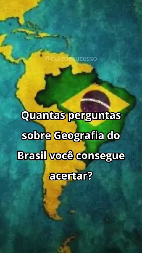 Quiz Perguntas Capitais dos Estados do Brasil - Quiz Conhecimentos Gerais  Geografia