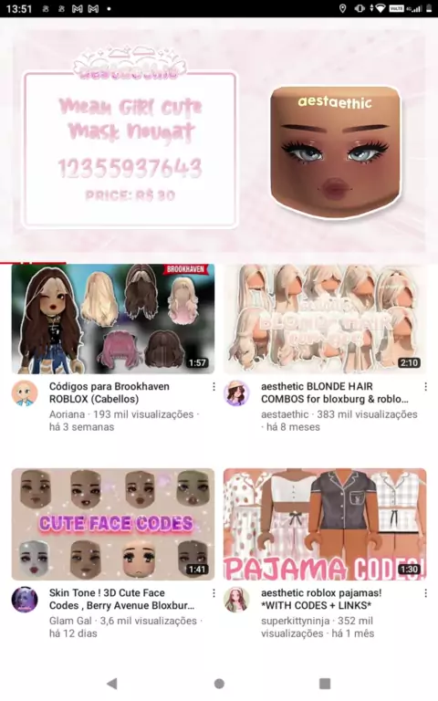 Face ID Codes & Links for Boy & Girl [] Brookhaven, Bloxburg