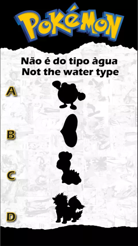 Quiz de Pokemons do tipo Água
