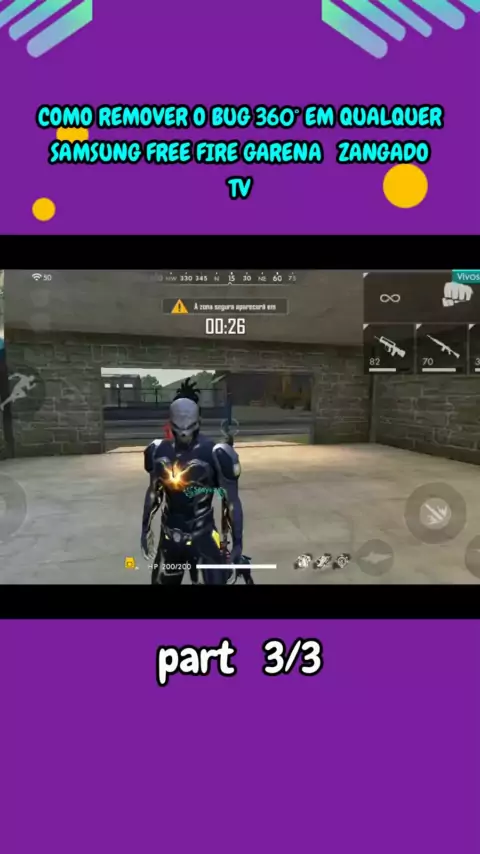 COMO TIRAR O BUG DO 360 EM QUALQUER CELULAR FREE FIRE 