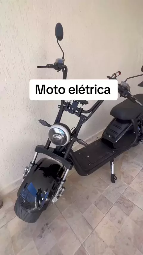 Moto Eletrica Biemme Sprint Turbo 12V com Capacete Preta Boy em