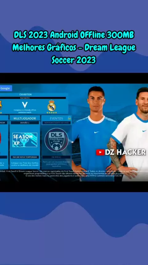 Jogue Agora!? DLS 23 Offline/ Dream League Soccer 2023 Com Dinheiro infinito  (Mod DLS 19) 