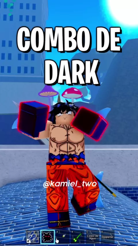 MELHOR COMBO MOBILE DE DARK E SABER NO BLOX FRUITS 