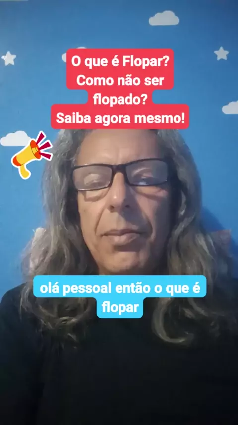 O que é flopar?