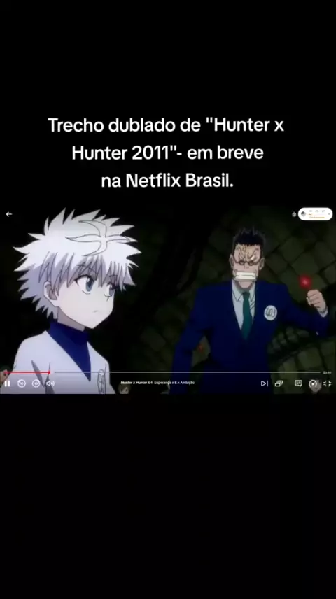 Hunter x Hunter  Anime de 2011 ganha dublagem brasileira na Netflix EUA