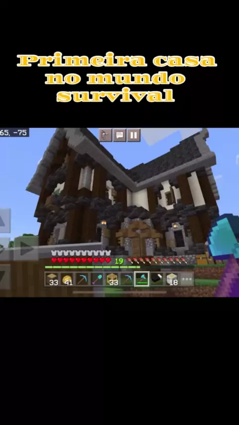 casas no minecraft survival