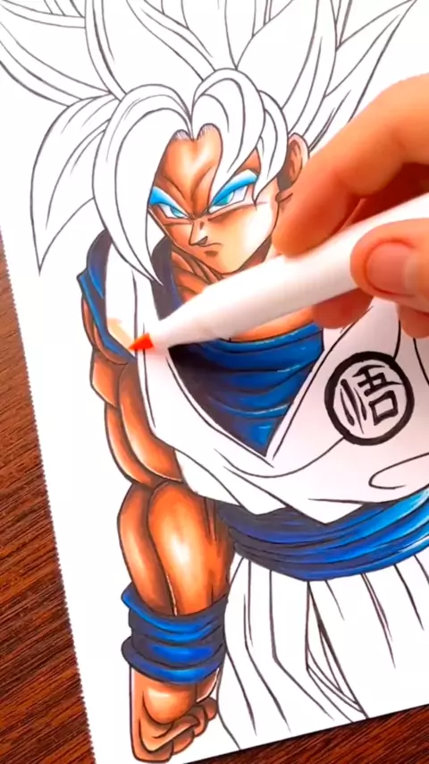 Como desenhar Goku instinto superior