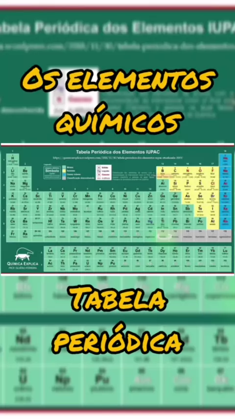 Caça palavras com elementos químicos - Tabela Periódica