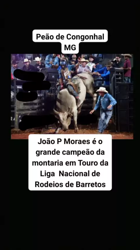 Peão de Congonhal é o grande campeão em montaria de touros no rodeio de  Barretos