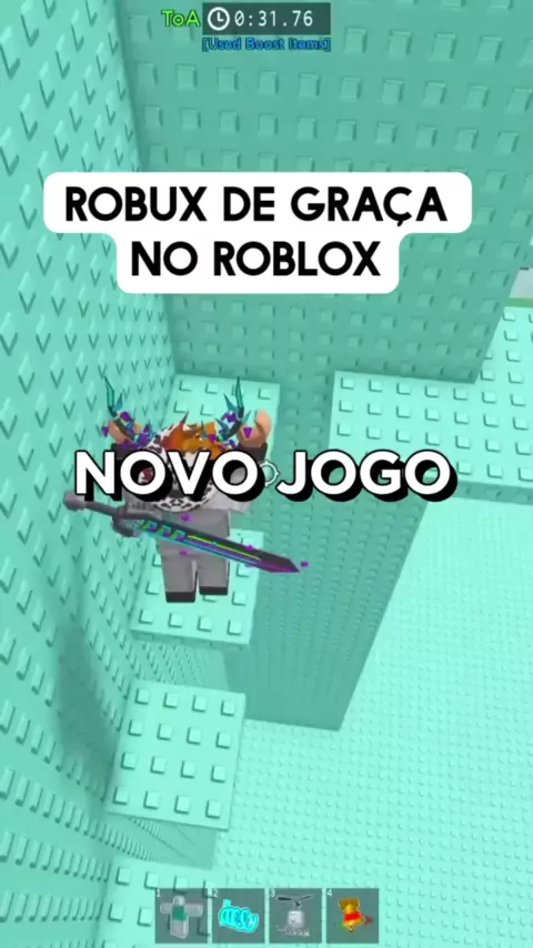 ESSE PARKOUR DA ROBUX GRATIS NO ROBLOX 