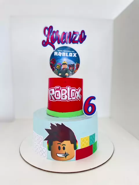 BOLO GLOW CAKE FÁCIL / ROBLOX CHANTININHO 