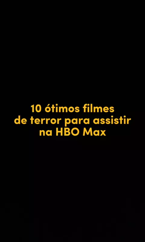filme terror hbo max 2023