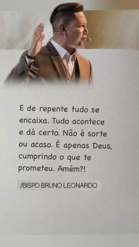 Bispo Bruno Leonardo Frases