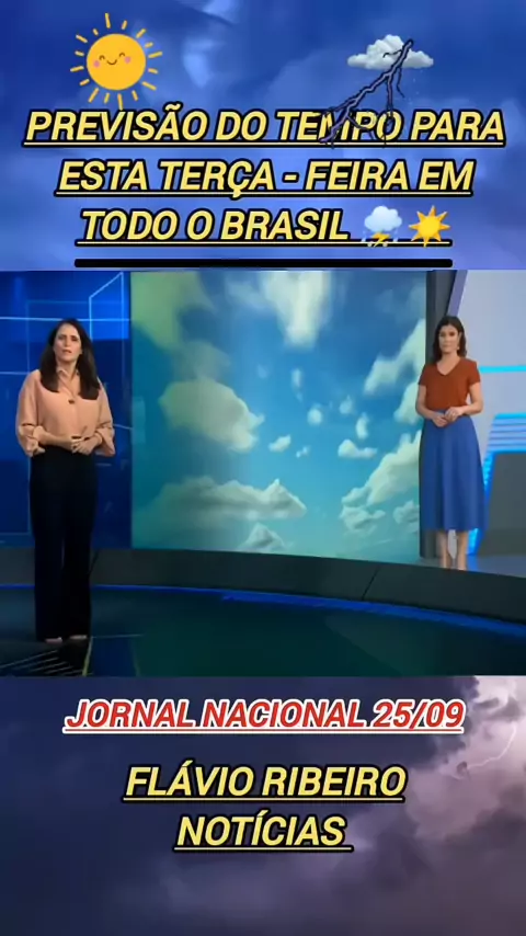 Previsão do tempo para quarta-feira, 25/09/2019, no Brasil
