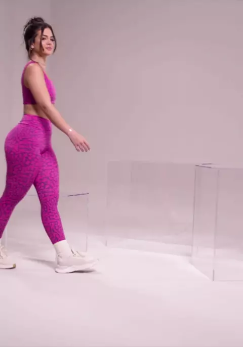 Legging fitness feminina euphoria estampa spot pink